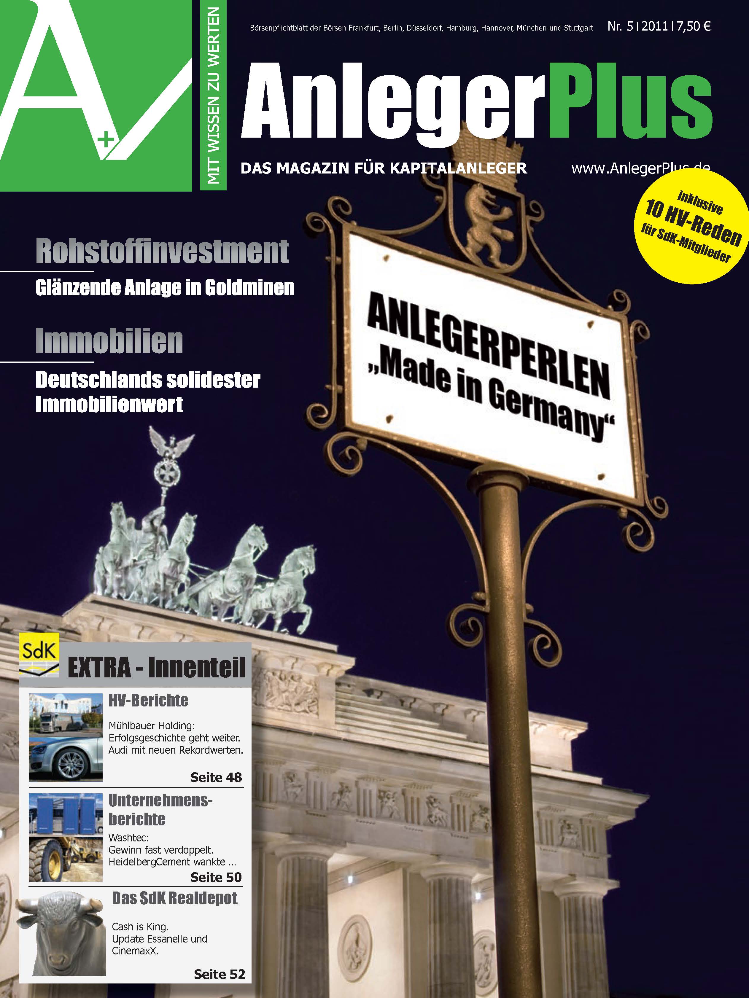 AnlegerPlus 5/2011